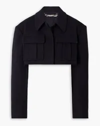 Stella McCartney Cropped wool jacket - Blue Blue