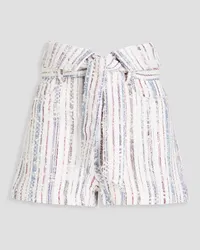 IRO Striped tweed shorts - White White