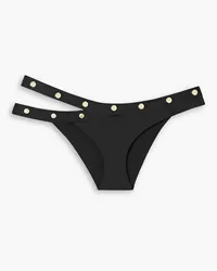 Agent Provocateur Donia cutout embellished bikini briefs - Black Black