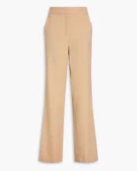 Veronica Beard Tonelli herringbone twill wide-leg pants - Neutral Neutral