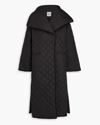 Totême Quilted shell coat - Black Black