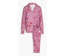 Bocas printed cotton pajama set - Purple