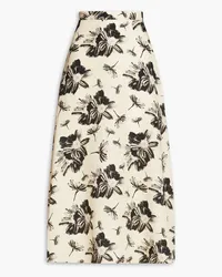 Mother of Pearl Amelie floral-print TENCEL™ Lyocell-twill midi skirt - White White