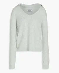 NAADAM Cable-knit wool and cashmere-blend sweater - Green Green