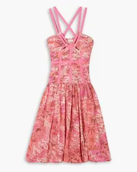 Ulla Johnson Kaia floral-print cotton-poplin dress - Pink Pink