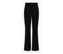 Tweed flared pants - Black