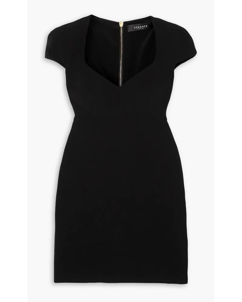 Versace Stretch-crepe mini dress - Black Black