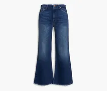Jo faded high-rise flared jeans - Blue