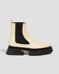 Jil Sander Leather Chelsea boots - White White