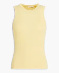 Zimmermann Ribbed-knit tank - Yellow Yellow