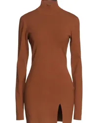 Zeynep Arcay Stretch-knit mini dress - Brown Brown