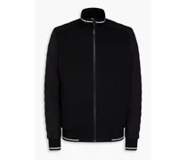 Timo quilted neoprene-paneled shell jacket - Black