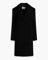 Claudie Pierlot Wool-blend felt coat - Black Black