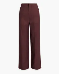 Loulou Studio Aiwa twill straight-leg pants - Burgundy Burgundy