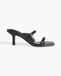 Frame Denim Le Carlotta leather mules - Black Black