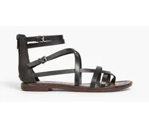Gibbs leather sandals - Black