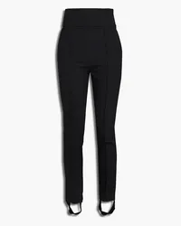 Loulou Studio Pinzon stretch-wool tapered stirrup pants - Black Black