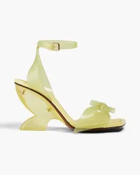 Zimmermann Bow-detailed PVC sandals - Green Green