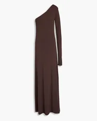 BITE Studios One-shoulder jersey maxi dress - Brown Brown