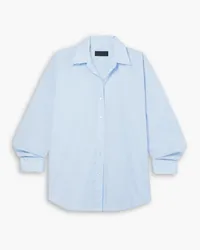 Nili Lotan Mael cotton-poplin shirt - Blue Blue