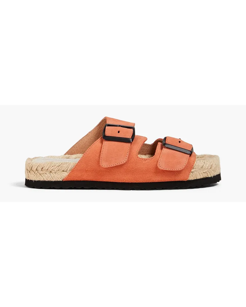 Manebí Suede espadrille sandals - Orange Orange