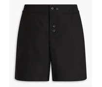 Cotton-blend shorts - Black