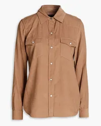 Nili Lotan Annika cotton-corduroy shirt - Neutral Neutral