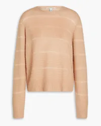 Autumn Cashmere Cashmere and silk-blend sweater - Neutral Neutral