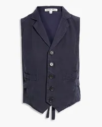 Alex Mill Non-Suit linen, Tencel™ and cotton-blend twill vest - Blue Blue