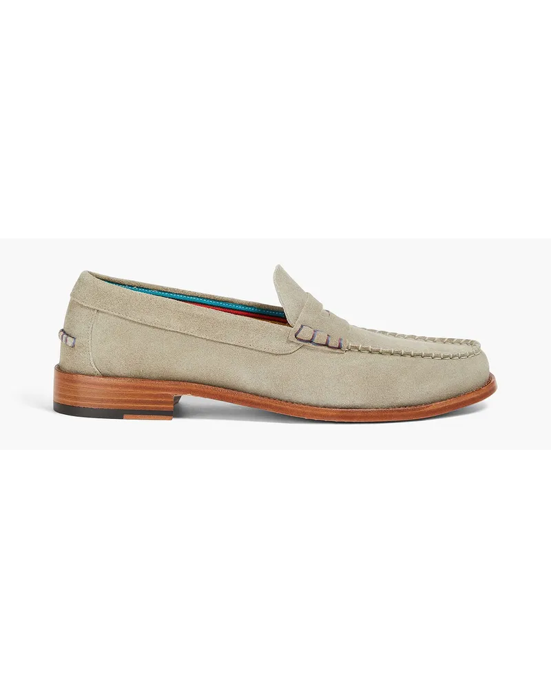 Paul Smith Lido suede loafers - Green Green