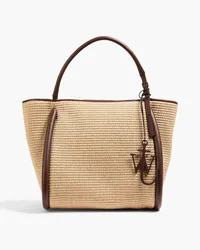 J.W.Anderson Faux raffia tote - Neutral Neutral