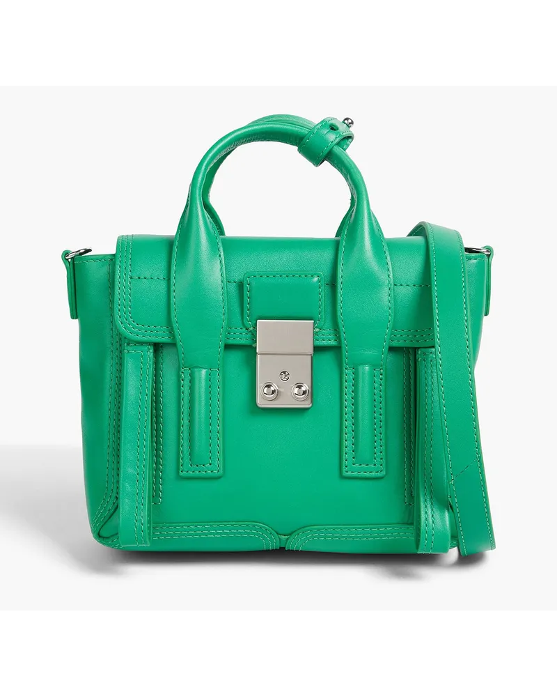 3.1 phillip lim Pashli mini leather tote - Green Green