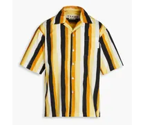 Striped cotton-poplin shirt - Multicolor