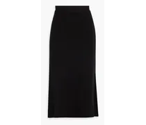 Volonne cotton midi skirt - Black