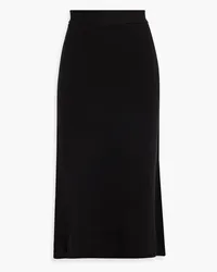 Equipment Volonne cotton midi skirt - Black Black