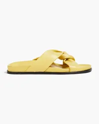 Elleme Tresse twisted leather sandals - Yellow Yellow