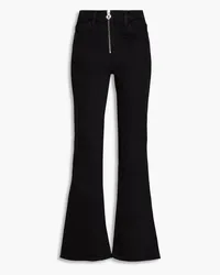 Maje High-rise flared jeans - Black Black