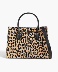 TOD'S Any leopard-print calf-hair tote - Animal print Animal