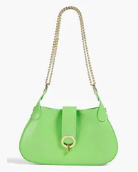 Sandro Janet leather shoulder bag - Green Green