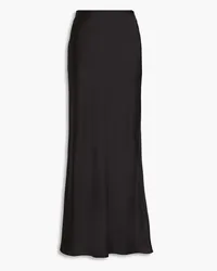 Frame Denim Column silk-satin maxi skirt - Black Black