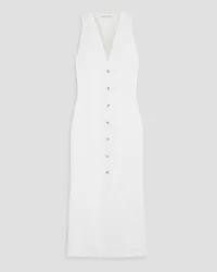 Onia Linen and Lyocell-blend maxi dress - White White