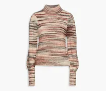 Alston space-dyed alpaca-blend turtleneck sweater - Pink