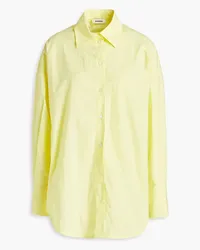 Sandro Cotton-poplin shirt - Yellow Yellow