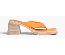 April shell sandals - Orange