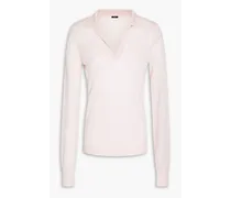 Cashmere polo sweater - Pink