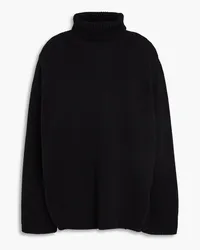 Totême Wool and cashmere-blend turtleneck sweater - Black Black