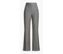 Lebone cotton-blend tweed flared pants - Gray