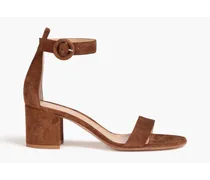Versilia 60 suede sandals - Brown