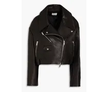 Gelman leather biker jacket - Black