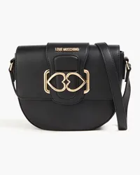 Moschino Faux leather cross-body bag - Black Black